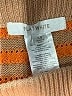 Flat White Stripes Orange Shorts Size XS - photo 3