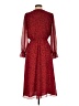 Talbots 100% Polyester Red Casual Dress Size 8 - photo 2