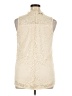 Apt. 9 Ivory Sleeveless Blouse Size XL - photo 2