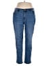 J.Jill Solid Blue Jeans Size 18 - photo 1