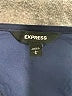 Express 100% Polyester Blue Long Sleeve Blouse Size L - photo 7