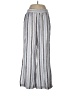 Drew Stripes Silver Linen Pants Size L - photo 1