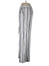 Drew Stripes Silver Linen Pants Size L - photo 5