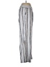 Drew Stripes Silver Linen Pants Size L - photo 4