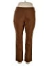 Susan Graver Brown Casual Pants Size 16 - photo 1