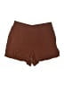 Wildfox 100% Rayon Solid Brown Shorts Size Lg (3 or L) - photo 1