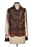 Walter Baker 100% Polyester Paisley Brown Long Sleeve Blouse Size S - photo 1