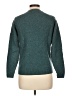 Uniqlo 100% Wool Solid Teal Wool Pullover Sweater Size L - photo 2