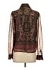 Walter Baker 100% Polyester Paisley Brown Long Sleeve Blouse Size S - photo 2