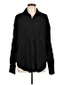 Topshop Stripes Black Long Sleeve Blouse Size 10 - photo 1