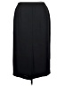 Joan Leslie Solid Black Formal Skirt Size 20 - photo 2