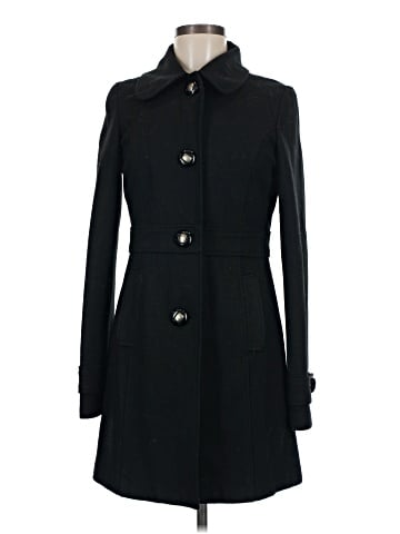 Tulle Wool Coat (view 1)