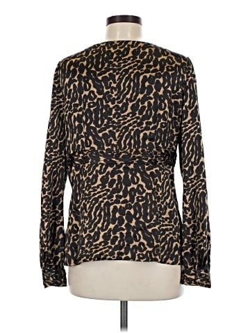 Tory Burch Long Sleeve Silk Top (view 2)
