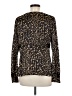 Tory Burch 100% Silk Brown Long Sleeve Silk Top Size 6 - photo 2
