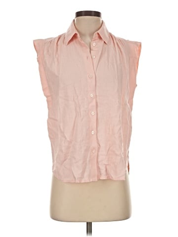 Banana Republic Factory Store Sleeveless Button-Down Shirt (view 1)