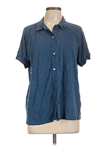 J.Jill Short Sleeve Button-Down Shirt (view 1)