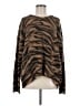 Zadig & Voltaire Animal Print Brown Pullover Sweater Size Med (2) - photo 1