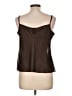 NY Collection 100% Polyester Brown Tank Top Size L - photo 2