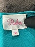 Parker Solid Teal Cocktail Dress Size M - photo 7