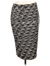 Vince Camuto Print Black Formal Skirt Size L - photo 2
