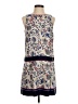 Ann Taylor LOFT 100% Polyester Paisley Blue Casual Dress Size 2 - photo 1