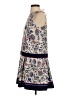 Ann Taylor LOFT 100% Polyester Paisley Blue Casual Dress Size 2 - photo 5