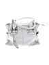 B Makowsky 100% Leather Silver White Leather Shoulder Bag One size - photo 1
