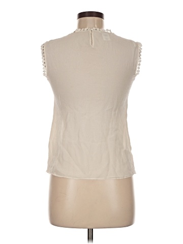 Oscar De La Renta Sleeveless Silk Top (view 2)