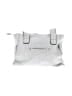 B Makowsky 100% Leather Silver White Leather Shoulder Bag One size - photo 3