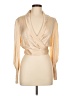 Zimmermann 100% Silk Tan Long Sleeve Silk Top Size 10 (3) - photo 1