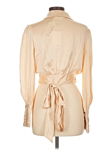 Zimmermann Long Sleeve Silk Top (view 2)