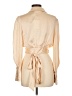 Zimmermann 100% Silk Tan Long Sleeve Silk Top Size 10 (3) - photo 2