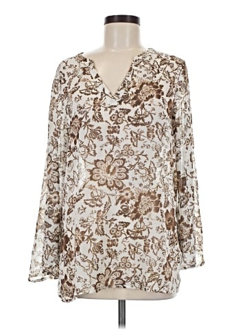 Susan Graver Long Sleeve Blouse (view 1)