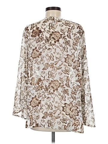 Susan Graver Long Sleeve Blouse (view 2)