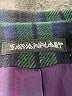 Savannah Plaid Green Wool Blazer Size 12 - photo 6
