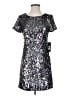 Jump Apparel 100% Polyester Silver Cocktail Dress Size S - photo 1