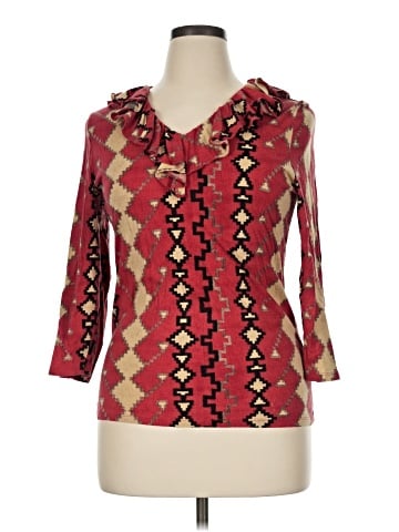Lauren by Ralph Lauren 3/4 Sleeve Blouse (view 1)