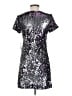 Jump Apparel 100% Polyester Silver Cocktail Dress Size S - photo 2