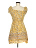 Angie 100% Rayon Yellow Sleeveless Top Size M - photo 2