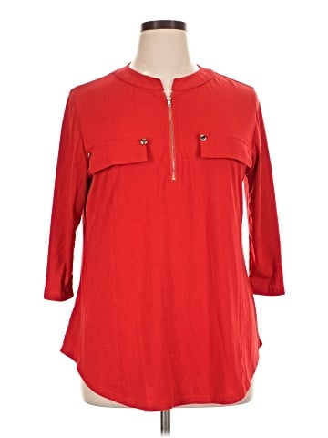 Fashion 3/4 Sleeve Top (view 1)