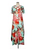Frumos Floral Teal Casual Dress Size 1X - photo 2