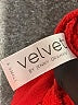 Velvet 100% Cotton Red Sweatshirt Size XS - photo 9