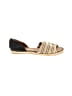 Kaanas Gold Sandals Size 7 - photo 1