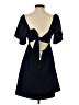 Mi ami Solid Blue Casual Dress Size S - photo 2