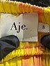 Aje. 100% Cotton Tie-dye Yellow Casual Skirt Size 8 - photo 4