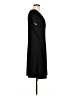 Attention Solid Black Casual Dress Size L - photo 4