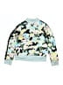 Adidas 100% Polyester Print Blue Track Jacket Size 10 - 12 - photo 2