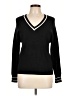 PREMISE Black Long Sleeve Top Size L - photo 1