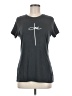 District. Gray Short Sleeve Top Size M - photo 1