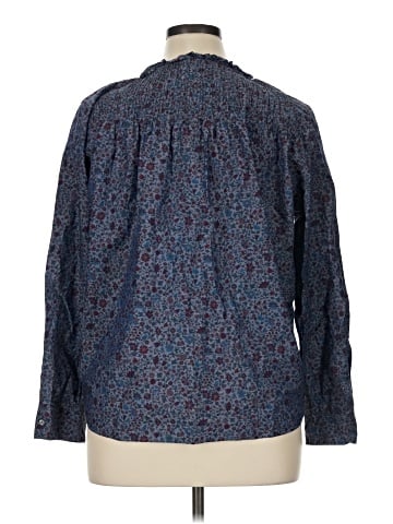 Liberty Art Fabrics for J.Crew Long Sleeve Blouse (view 2)
